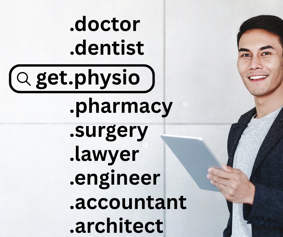 How to tell if a professional's website is credible? Trust in the last word of their domain name.