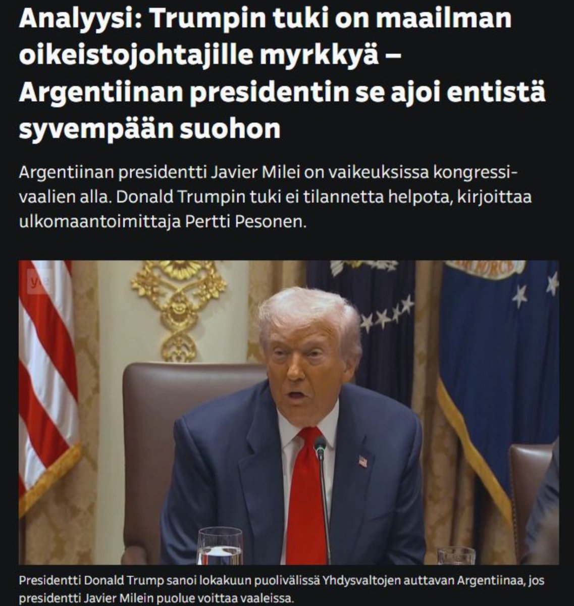brorhjalmar's tweet photo. Ulkomaantoimittaja @PerttiPesonen2 , osaatko arvioida miksi olit analyysissäsi täysin väärässä? https://t.co/BEmBYTLsIX
