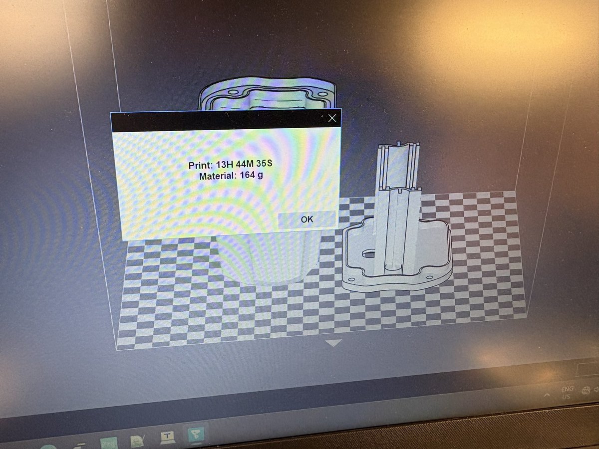 Tim Powell (@intirrtim) on Twitter photo Disappointing you don’t get milliseconds on the print time in 3D printers 😳 Disappointing you don’t get milliseconds on the print time in 3D printers 😳