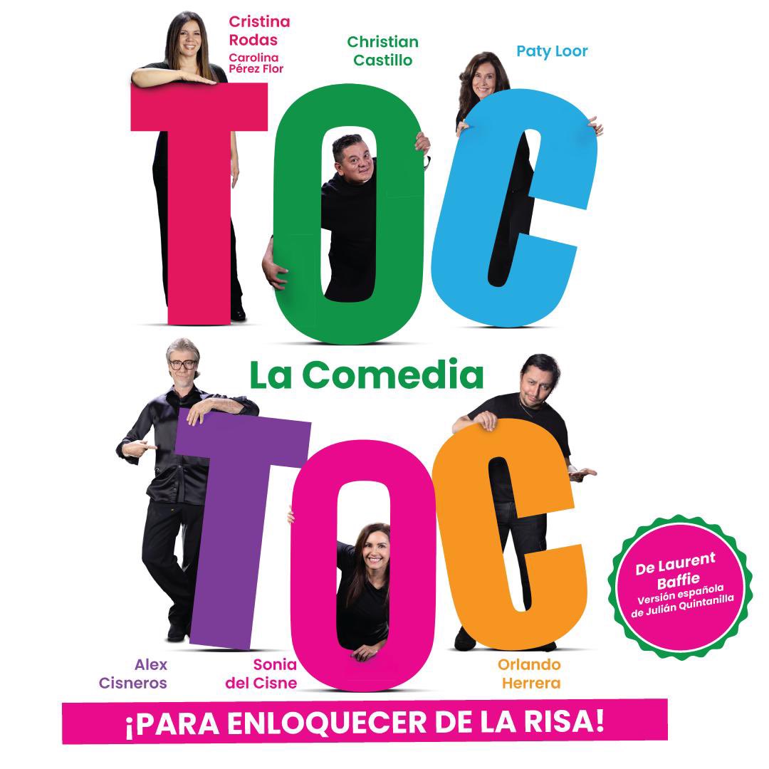 Vuelve TOC TOC, la comedia más divertida del teatro en Quito, porque todos tenemos esas manías que nos vuelven únicos 🤩

📆 Viernes y sábados - 19:00 | Domingos - 18:00
🎟️ elteatro.com.ec | 0995551854 | boleterías