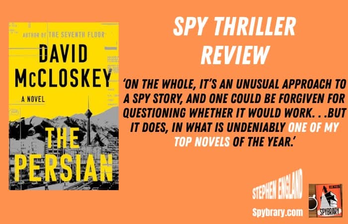 Making my review debut on <a href="/spybrary/">Spybrary</a> today with my thoughts on <a href="/mccloskeybooks/">David McCloskey</a>' latest thriller. Brilliant read, I can't recommend it highly enough. 

spybrary.com/the-persian-by…