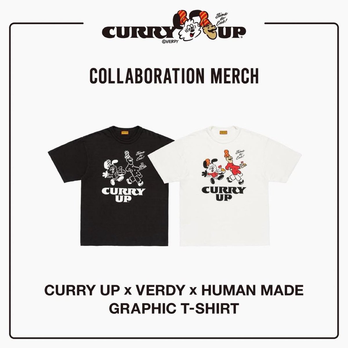 HUMAN MADE x CURRY UP x VERDY T-Shirt 𝐔𝐏 𝐓𝐎 𝐃𝐀𝐓𝐄 on X