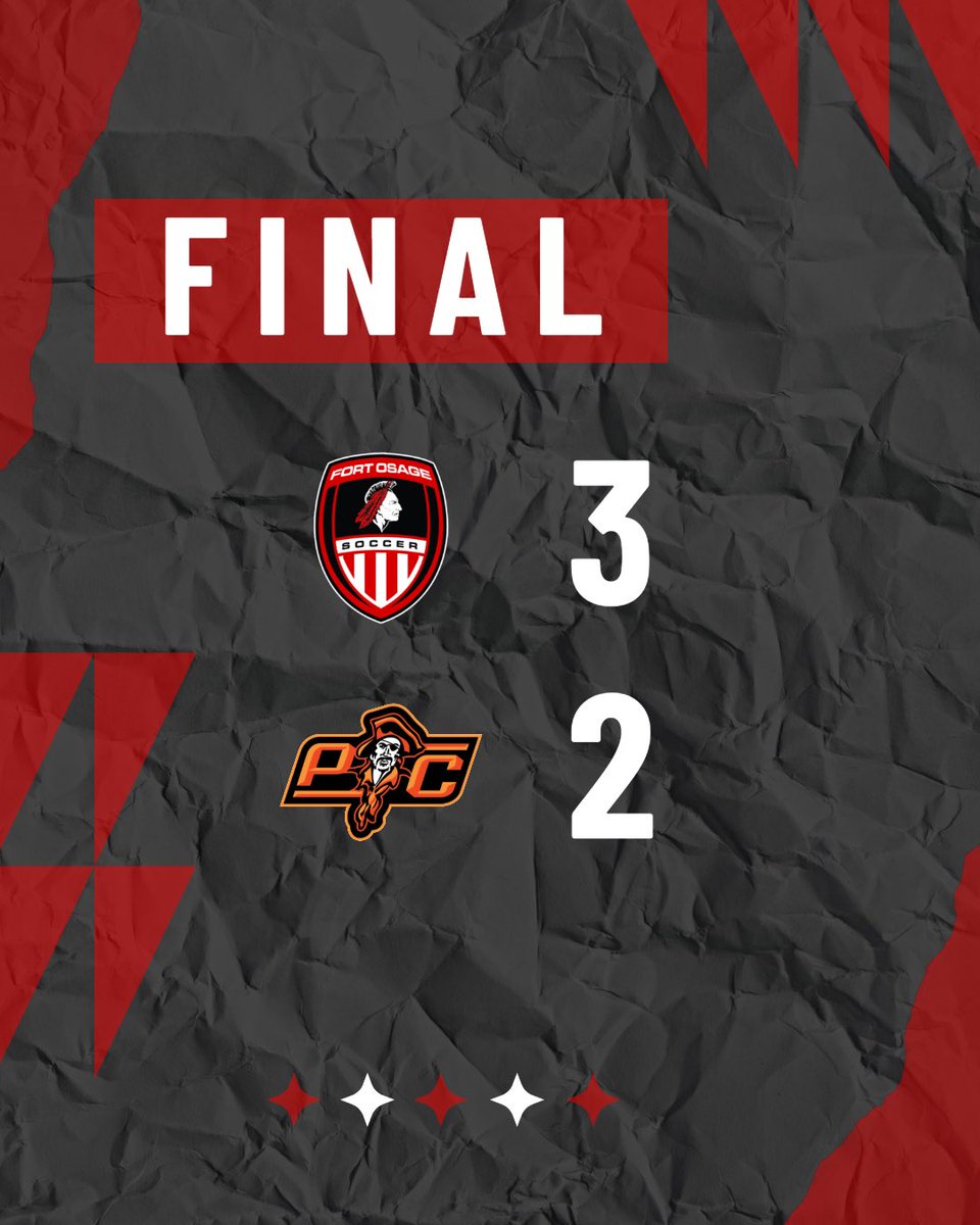 Words can’t express how proud I am of this team! Tonight they fought back and won in 2OT.

Fort : 3
Platte County: 2

Goals: Blake Overbeck (PK), Bogan Weikel, Austin Sinclair 

Record: 15-4
Conference: 12-2