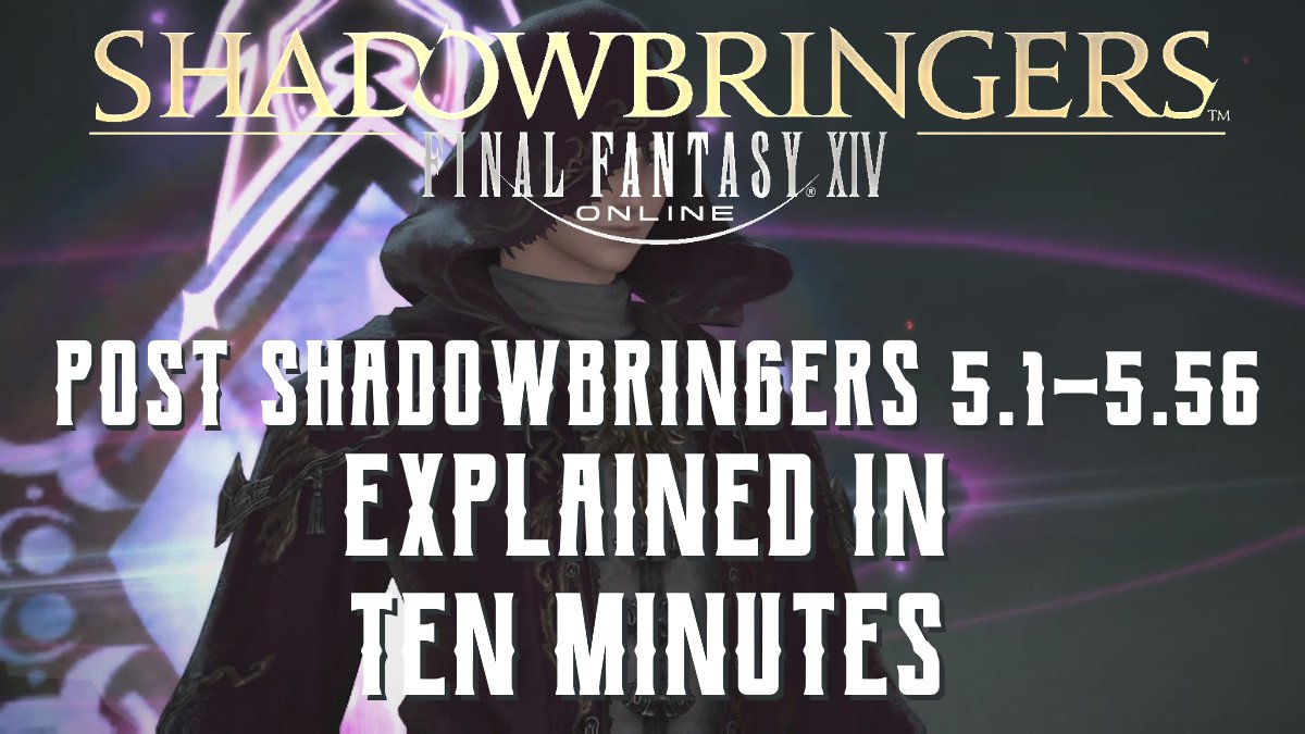 drCokerGaming's tweet photo. ICYMI: The story of Post Shadowbringers (patches 5.1-5.56) explained in ten minutes!

https://t.co/UC0e4Z6mVl https://t.co/1i3LVHqYam