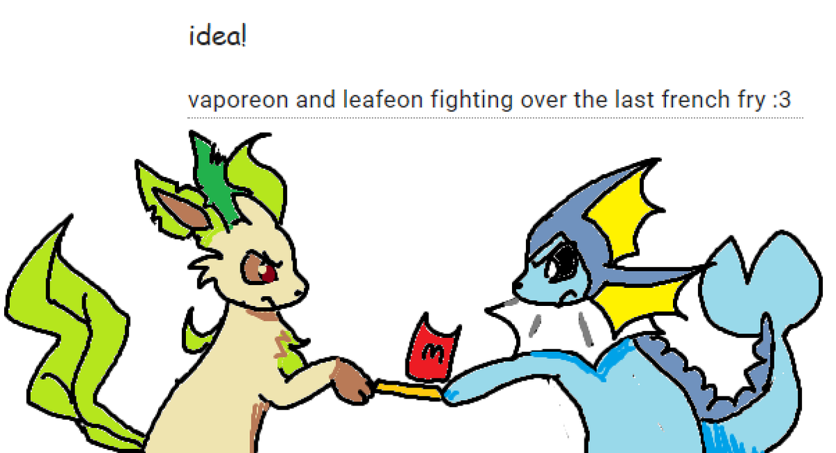 vaporeoning's tweet photo. day103 #vaporeon #pokemon https://t.co/duChDsxkZR