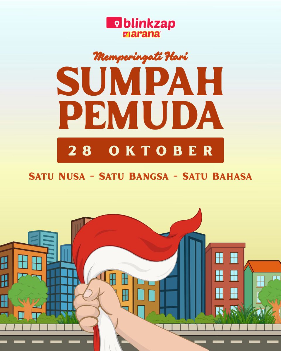 blinkzap's tweet image. Para pemuda bersatu melahirkan semangat yang menyalakan api persatuan bangsa. Satu nusa, satu bangsa, satu bahasa — Indonesia.

Selamat Hari Sumpah Pemuda 2025