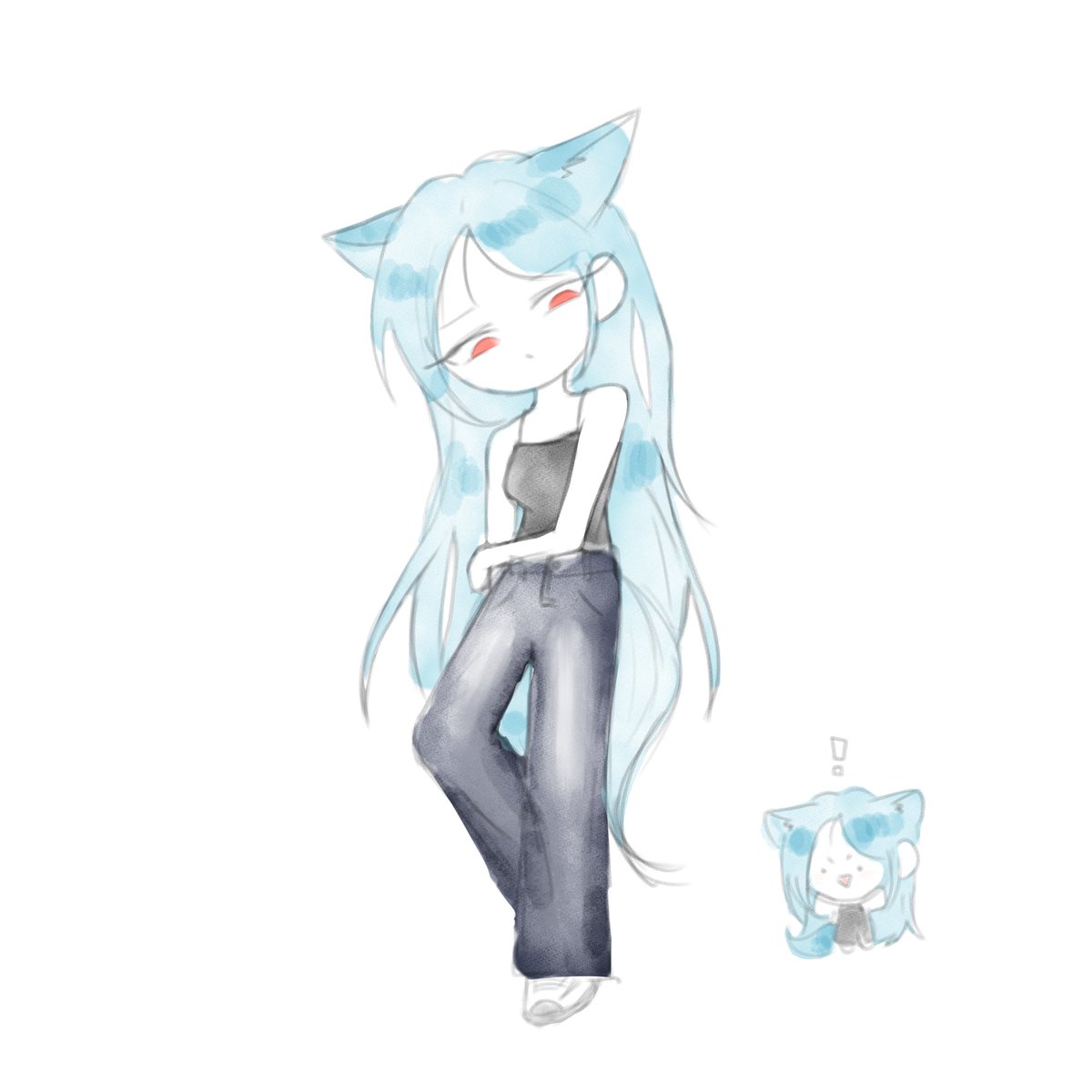 요즘 이것저것 시도해보고 있어요
지인분께 드린 그림임미다