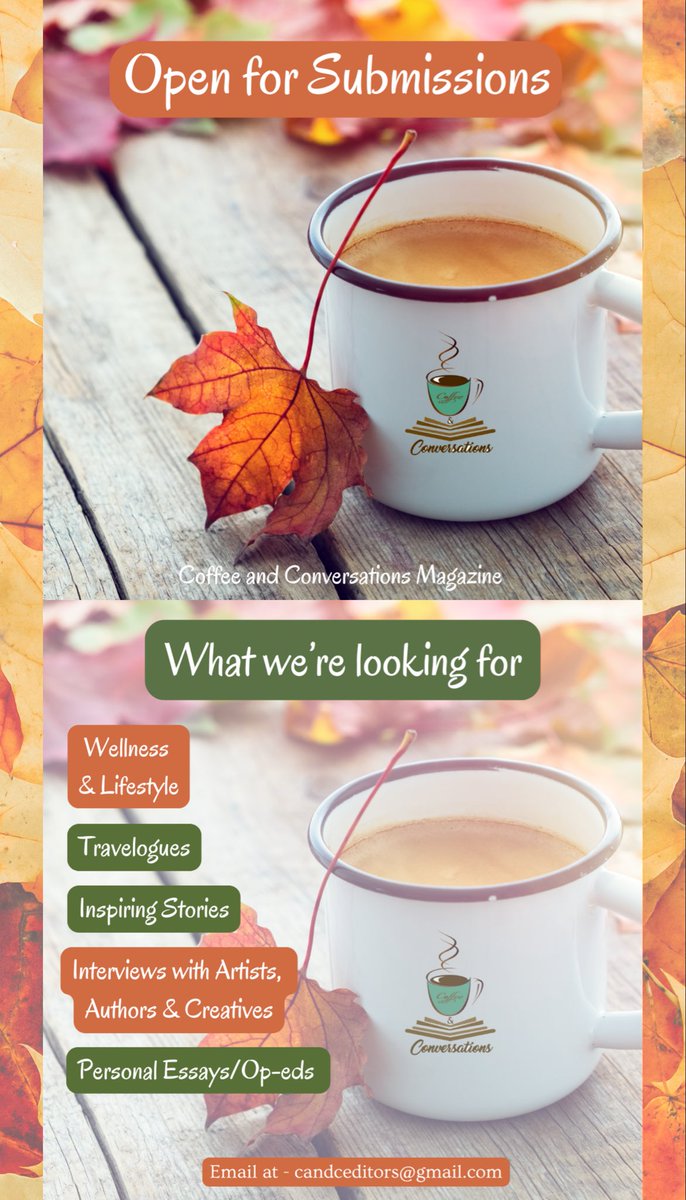 We’re accepting submissions for winter 2025 &amp; the new year
A few ideas- 
🍂Seasonal/introspective poetry 
🌻End of the year hopeful essays
🌺 Inspiring thoughts for the new year
✍🏼Interviews with creatives you love 
🤔Reflective essays - a lot happened this year!
✈️Travel essays