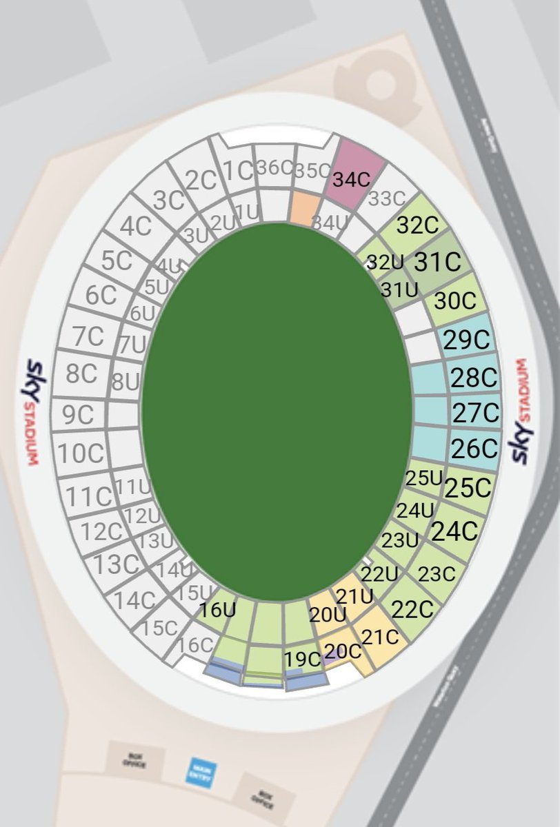 Looks like another active away bay has been opened up (35U - 🟧) for Auckland fans travelling for the first derby on November 8th.

Credit where credit is due.