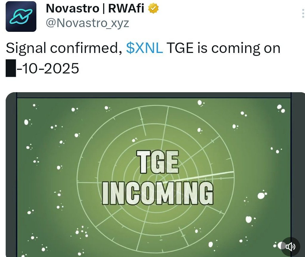 mdhasimislam96's tweet photo. Good morning,👻 have a nice day with @Novastro_xyz 

✅ TGE this month. Get ready for your $XNL rewards. https://t.co/WbCgWNuFLM