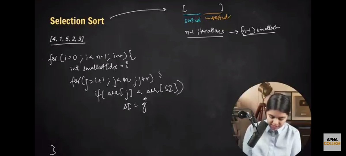 Pritivish07's tweet image. 📚 Today’s learning update!
Covered 3 sorting algorithms 👩💻
1️⃣ Bubble Sort
2️⃣ Selection Sort
3️⃣ Insertion Sort
Learned their definitions, pseudocode & implemented programs.
Step by step getting better at DSA 💪
#100DaysOfCode #DSA #CodingJourney #LearnInPublic #Programmer