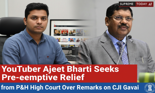 SupremeTodayAI's tweet image. YouTuber Ajeet Bharti Seeks Pre-emptive Relief from P&amp;amp;H High Court Over Remarks on CJI Gavai

supremetoday.ai/doc/news/youtu…

#FreedomOfSpeech #JudicialAccountability #SCTech