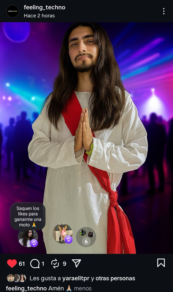 Necesito su ayuda 🆘 
Estoy participando por un premio en una votación de Likes
Si se logra ganar por su ayuda, hago sorteos de dinero, consolas o lo que me pidan.
Me ayudan?
instagram.com/p/DQVW_hMDIEm/…