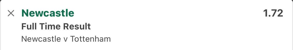 TipsterCharlie's tweet image. #ProjectML - 🏴󠁧󠁢󠁥󠁮󠁧󠁿 EFL Cup 🏆 

Newcastle Vs Tottenham 

Newcastle Fulltime Result @ 1.72 (1u)