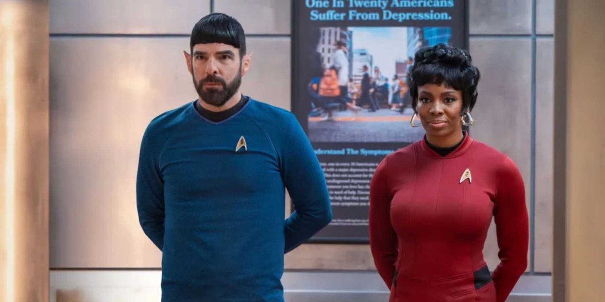 AngelsMercy0926's tweet image. # #BrilliantMinds 
#Spock and #Uhura
I screamed!!!