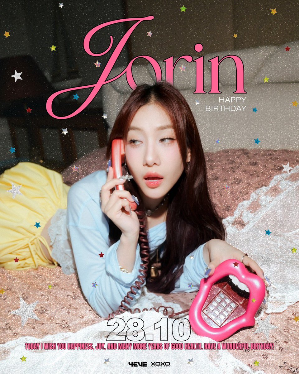 4eveOfficial's tweet image. 28 October
Happy Birthday Jorin 4EVE 🌻

ขอให้มีความสุขในทุกวัน 
สุขภาพร่างกายแข็งแรงนะคะ 

#Jorin26thBirthday 
#Jorin4EVE 
#4EVE 
#XOXOentertainment