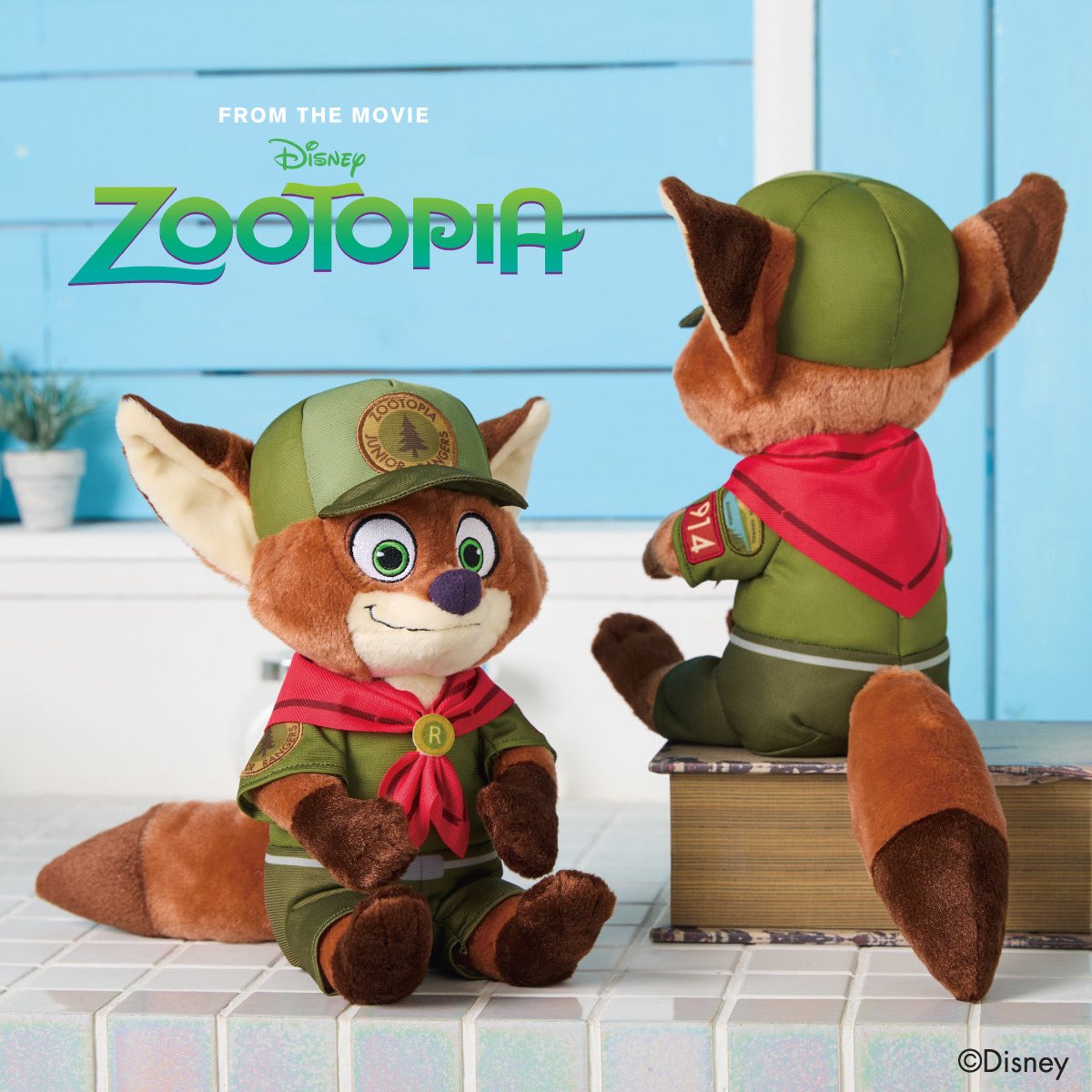 キョン。【限定品】ぬいぐるみ　ニック　ジュニアレンジャー　ズートピア ニック推しのキデイランドから♡ ニックのかわいいぬいぐるみを