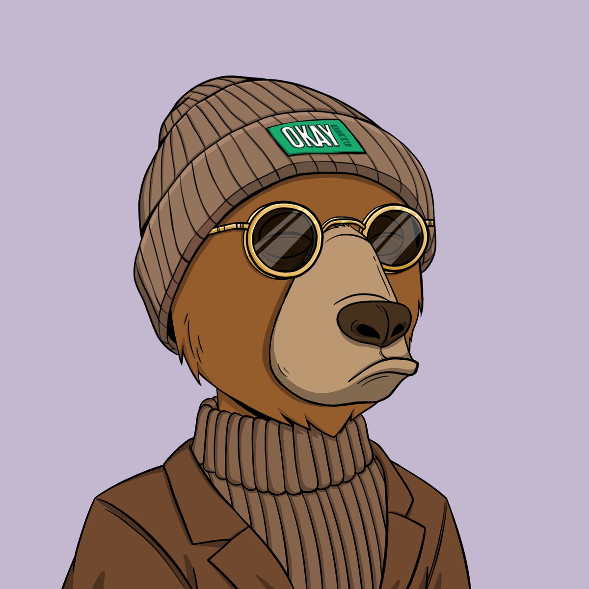 dak_daze's tweet image. Just bought 2 @okaybears NFTs.