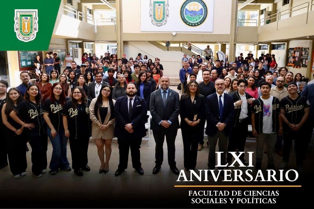 FCSyP_UABC's tweet photo. Aniversario 61🔱
#SomosSocialesyPolíticas https://t.co/vRtE0JKeFQ