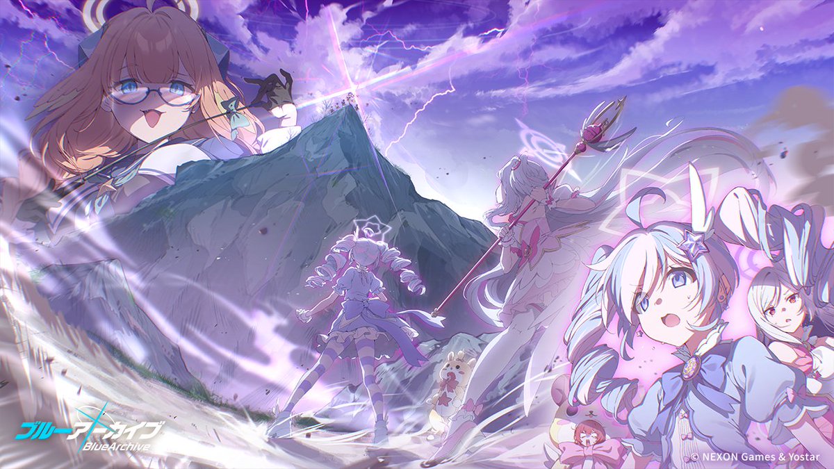 Blue_ArchiveJP's tweet image. 【お祝いイラスト】
油锅なべる(@UGjk0925)先生から、「魔法少女ヘヴィキャリバー~エラの野望と正義の資格~」のお祝いイラストを頂きました。
ありがとうございます!
悪の幹部「エラ」の野望を打ち砕き、魔法少女ヘヴィキャリバーズはキヴォトスに平和を齎すことができるのでしょうか!?…