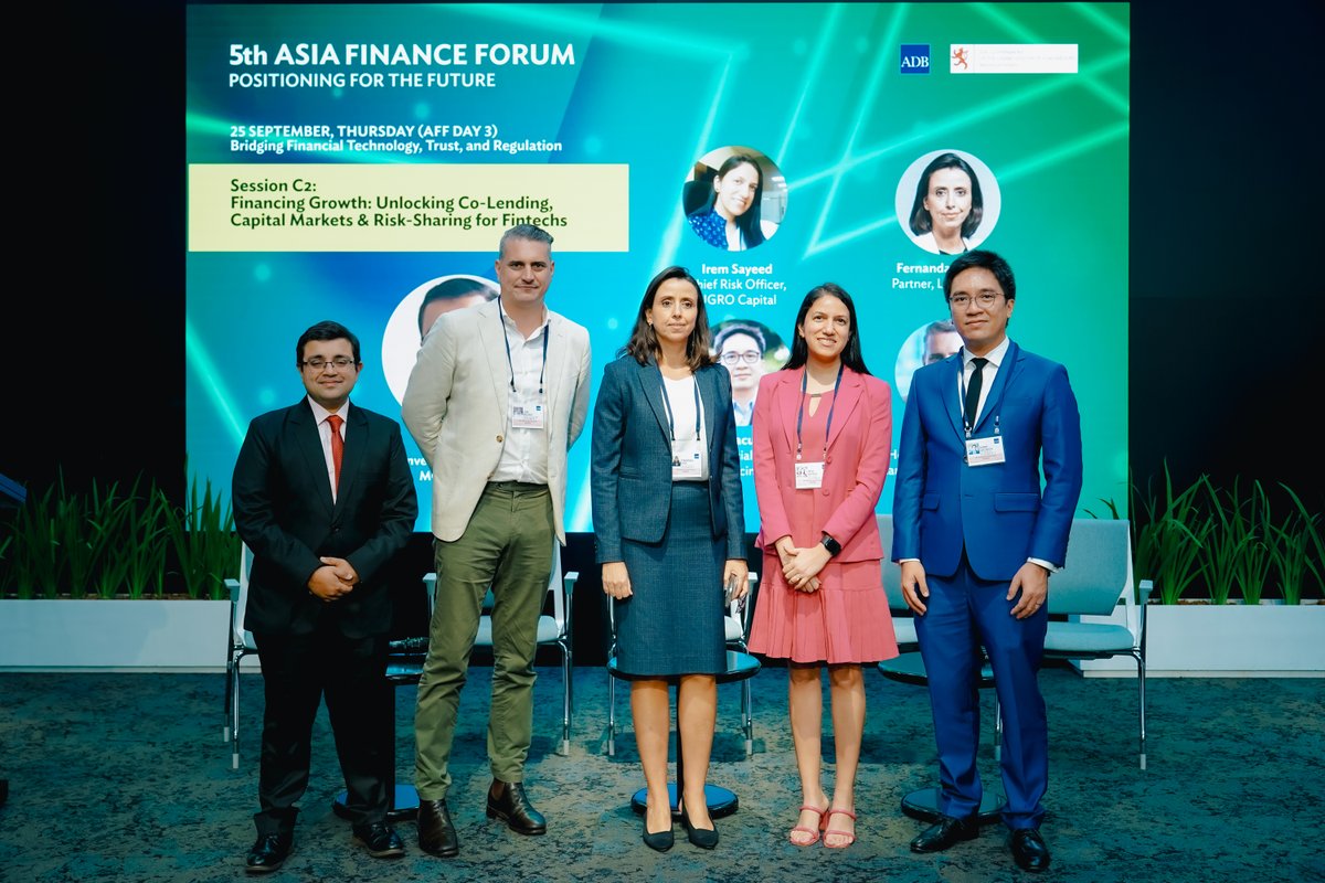 appsgadget's tweet image. 💡 Fuse Financing (powered by GCash) champions co-lending partnerships to scale credit for unbanked Filipinos.
CFO Gabby Lacuesta highlights fintech-bank collaboration at ADB’s Asia Finance Forum. 🇵🇭
#GCash #FuseFinancing #FintechPH #FinancialInclusion @gcashofficial