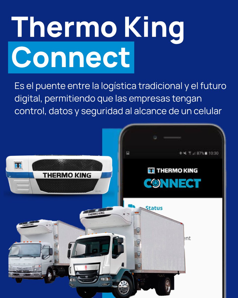 Con Thermo King Connect, puedes conocer en todo momento el estado de tus unidades y la temperatura de tu carga. Esta visibilidad no solo evita pérdidas, también fortalece la confianza de tus clientes al garantizarles un servicio transparente y seguro.

 #CadenaDeFríoSegura