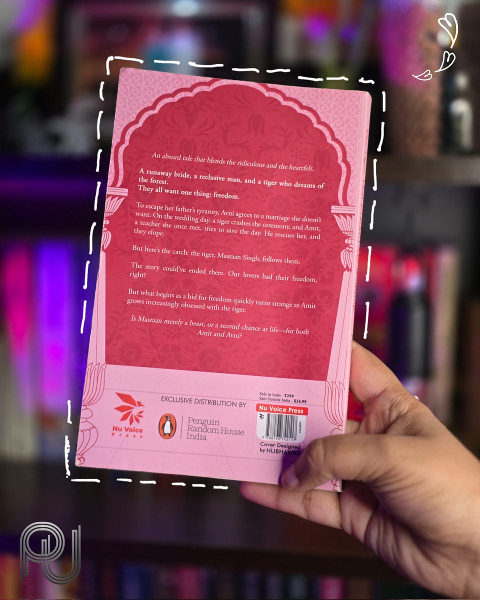 BooksWithPriya's tweet photo. 📚 Book Review: The Tiger That Crashed My Wedding 
Author: Pranav Mishra
Genre: Contemporary Fiction | Magical Realism | Social Commentary

Read complete review https://t.co/TRy5GHTQRZ https://t.co/jXwk9YziRt