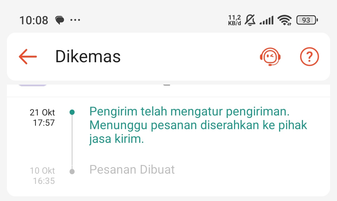 Harus sabar gimana lagi guaa ini barang cuma 1 pc doang 😭 udah sampe ketemu event lgi msh blm di kirim jugaaa
Alasannya sakit lah, pergi lah, mau anter ke ekspedisi ujan yaelaaahhh 😭
