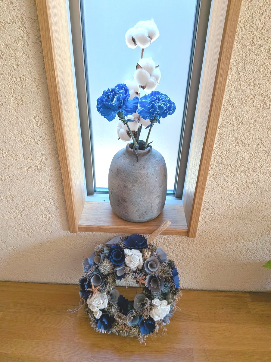 ハナサキ中国　青花　喜字唐草文　蓋罐　M　3903B ハナサキ中国 青花 喜字唐草文 蓋罐 M 3903B ハナサキ様 専用