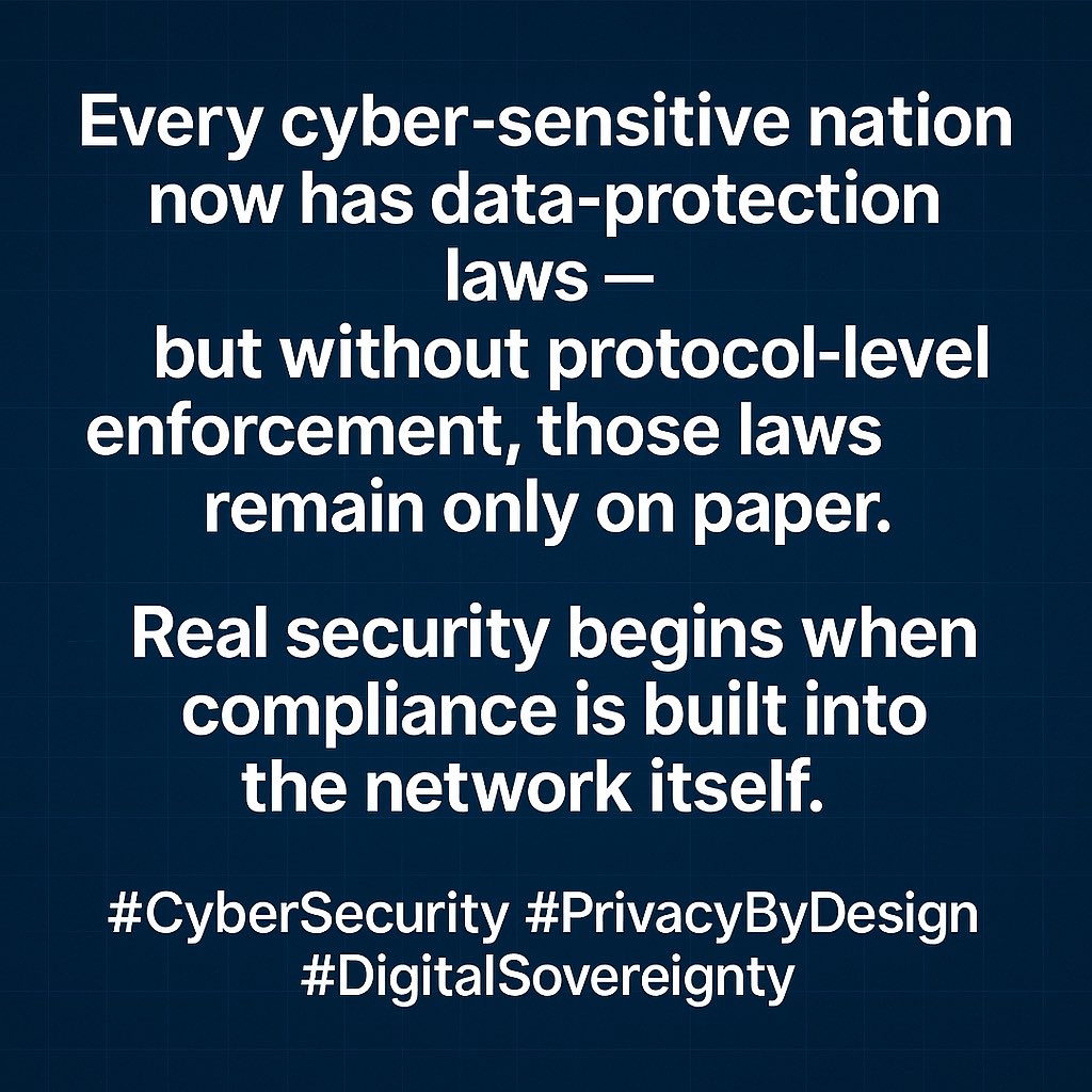 sangam34's tweet image. #CyberSecurity #PrivacyByDesign #DigitalSovereignty
