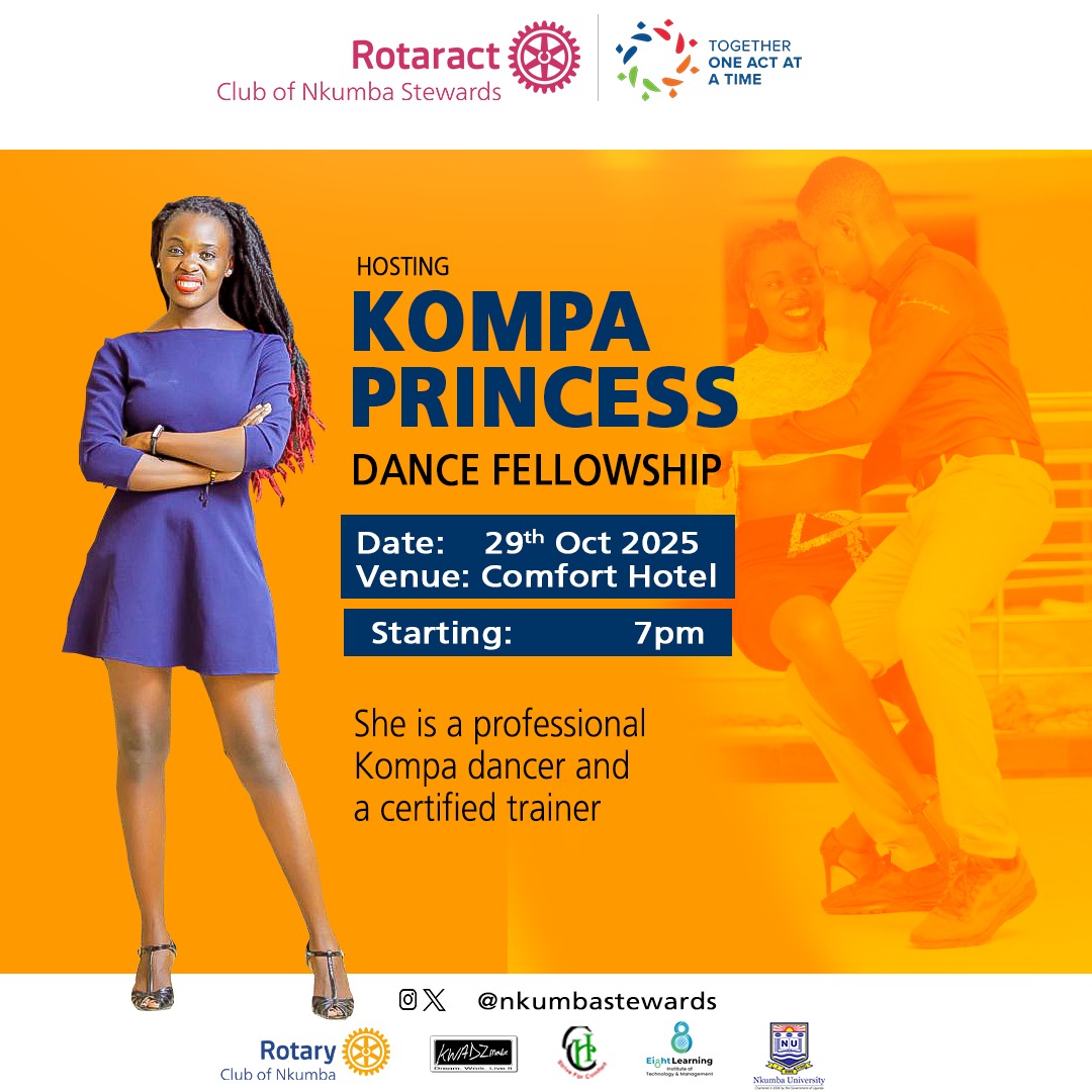 Get ready to move, groove, and learn! 💃🕺
Join us this week for a Dance Fellowship featuring a special trainer session with Kompa Princess that’ll get your rhythm flowing and energy up.
📍 Comfort hotel 
📅  Wednesday 29th Oct 
You can't afford to miss this session.
