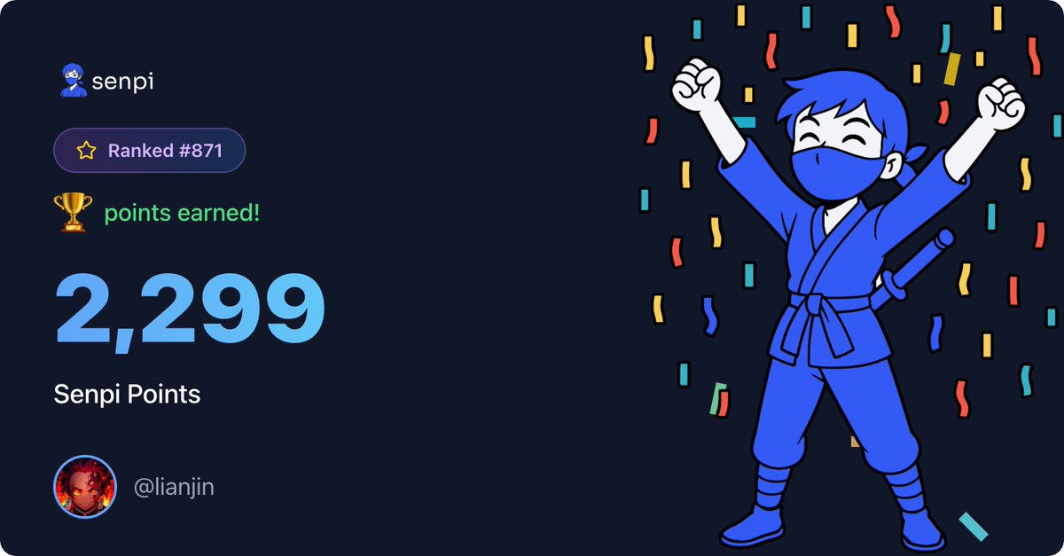 不卷 太不卷了 <a href="/senpi_ai/">Senpi</a> 

上周放了100u到Senpi，AI策略一直没有激活，直到昨天才触发策略有了第一笔50美元的交易，结果一笔交易2299积分，排名871。

有意思，继续加资金玩玩。

senpi.ai/?r=M176575