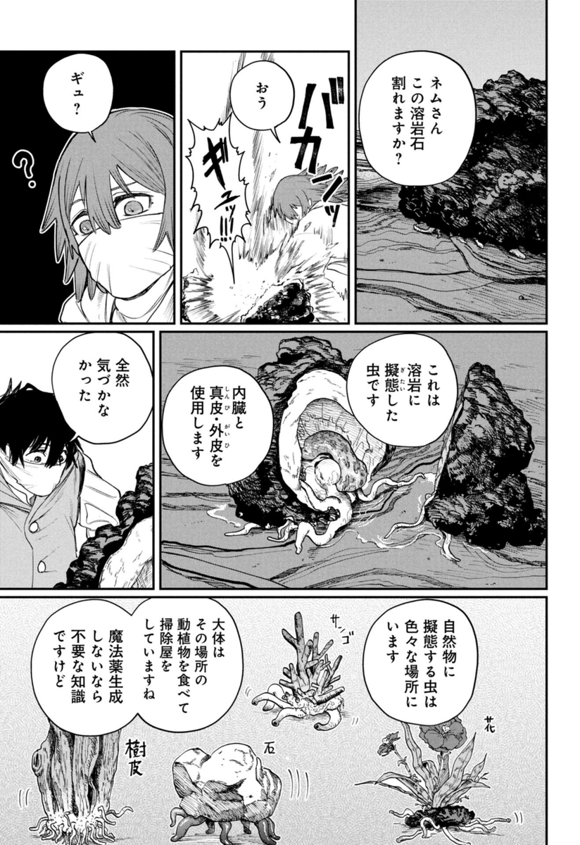 マグマを泳いで渡る話 1/2 