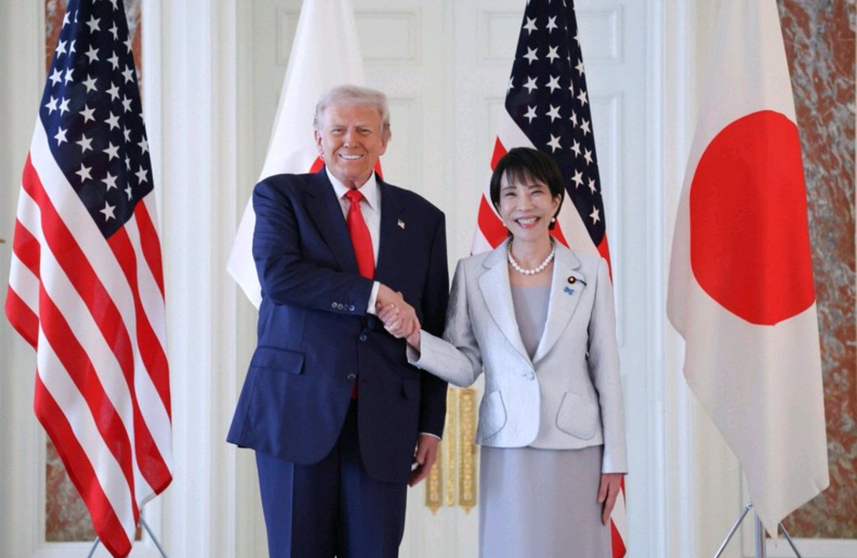 DonaldJapanLego's tweet photo. Welcome to Japan. The United States and Japan are entering a golden age. https://t.co/Xt8p6WqIMd