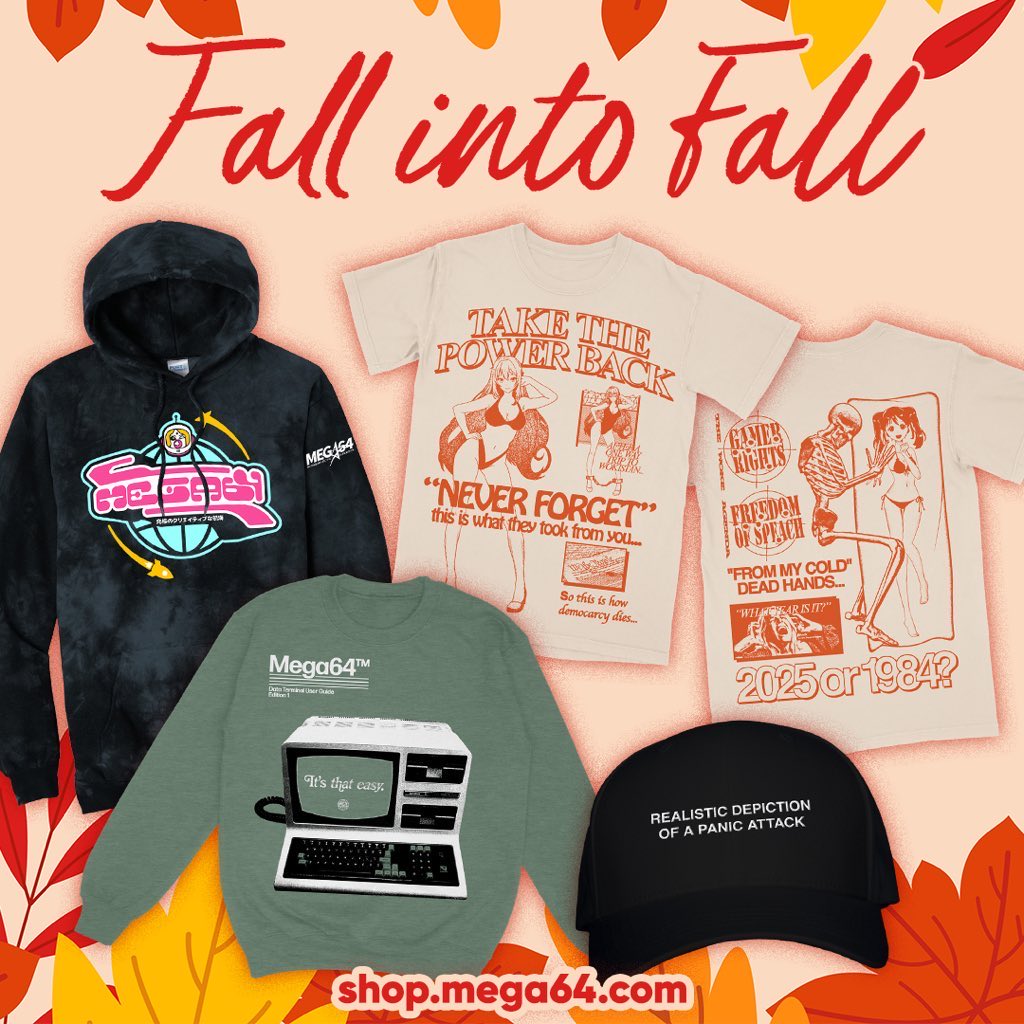 Thanks to everyone who picked up a TUESDAY shirt last week - we had a massive sell out (No surprise), so we’ve put up preorders for another batch of them in case you missed out. We also did the same for the GAMER RIGHTS 2025 edition shirt now. Lots of Fall fun on our store!