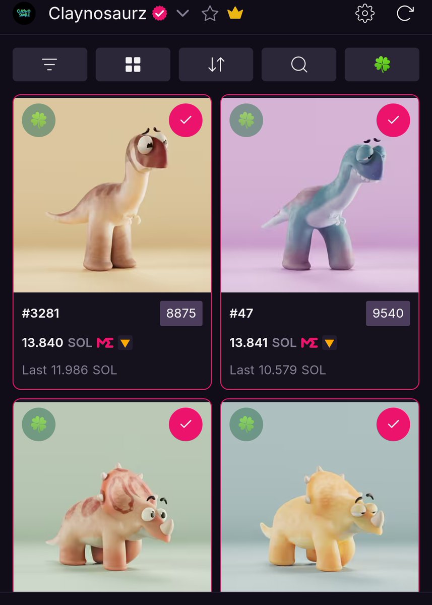 Go shopping at <a href="/Claynosaurz/">Claynosaurz</a> today.

The price of small dinosaurs is rising steadily.

The little dinosaur family is really building everything. My intuition tells me that the trajectory is getting warmer and warmer, and the token issue will shine brilliantly.

Tokens are coming