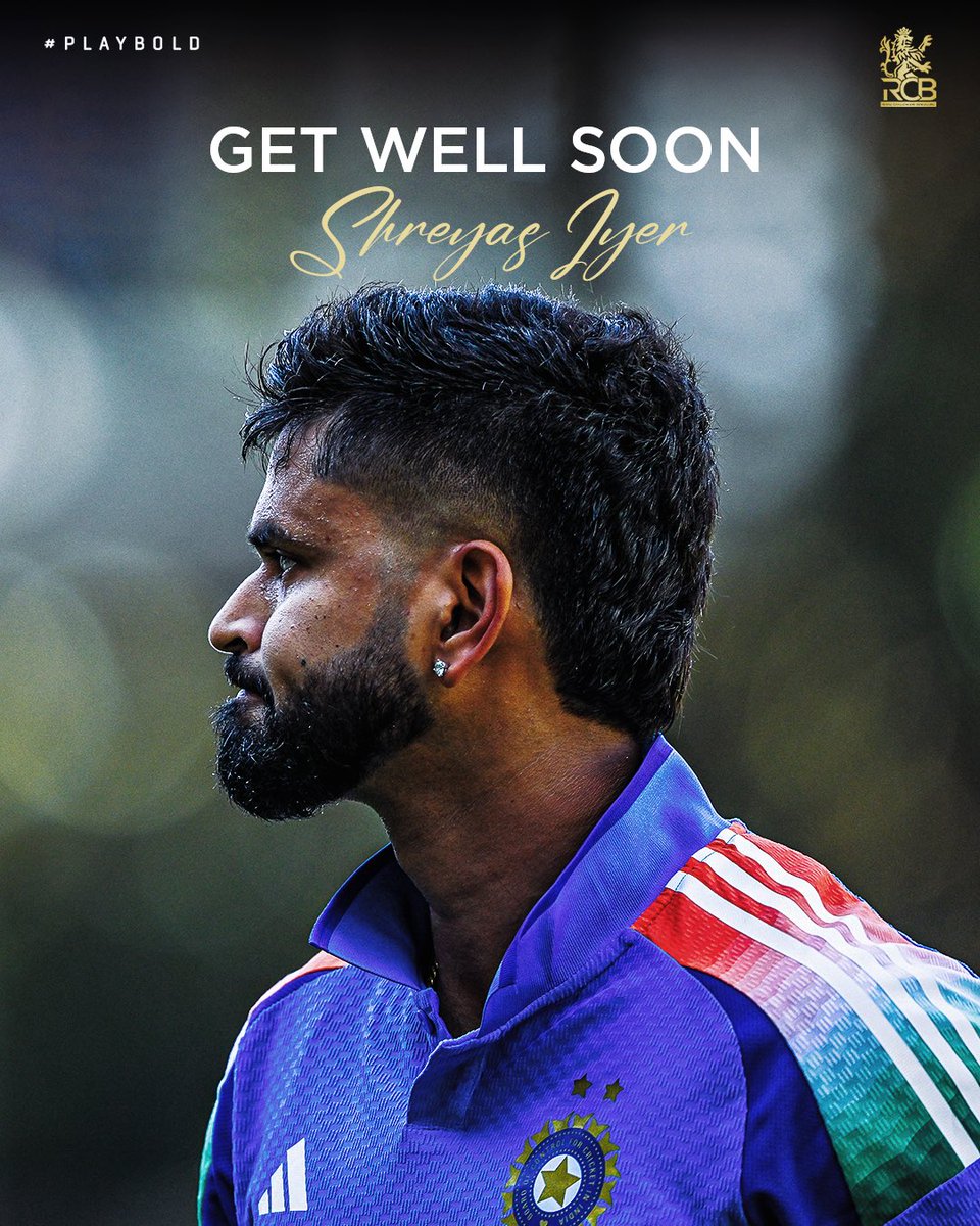 🔴#BREAKING | Shreyas Iyer moved out of ICU after near-fatal injury; now in stable condition

#ShreyasIyer
Get well soon Hero