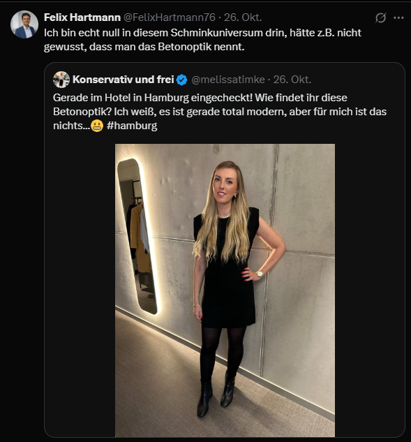 Man muss es sich auf der Zunge zergehen lassen, dass es vermeintlich erwachsene Männer gibt, die nichts Besseres zu tun haben, als solch pseudo-witzige Kritik am Make-Up von Frauen ins Netz zu rotzen, während sie selber sich noch nicht einmal die Nasenhaare vernünftig trimmen.