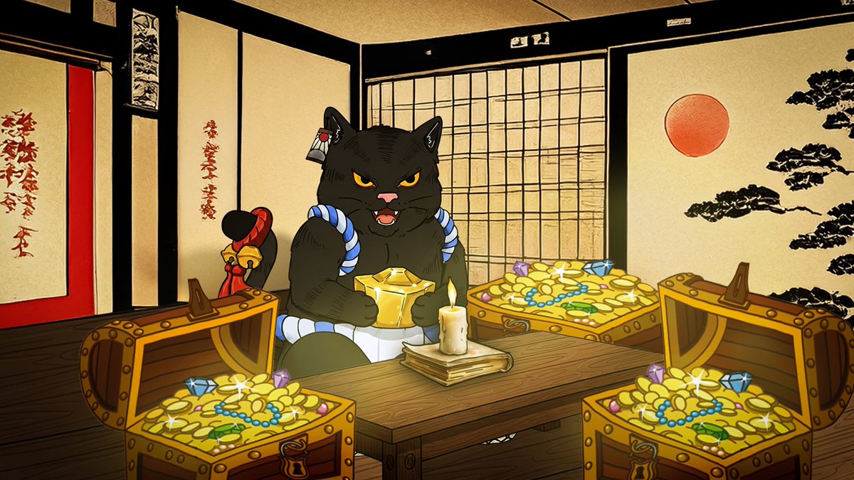 EP08 — Flames of Greed💰

In Kira’s dim chamber, candles flicker over gold and silver treasures.

Kira kneels, grinning in satisfaction as he accepts the tribute from Kamei’s retainer - greed glinting in his eyes beneath the trembling light.
#catana #katana #NFTs