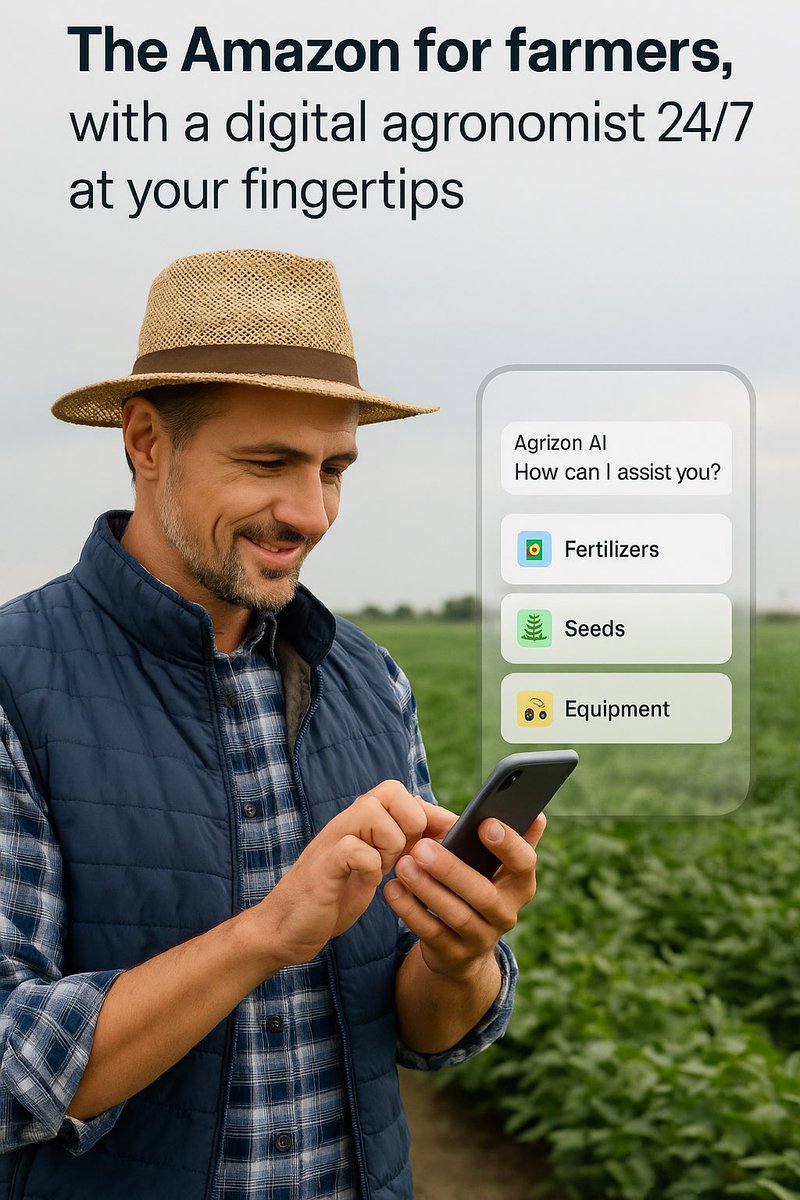Unlock better farming and procurement decisions. Agrizon.com now offers direct chat with a digital agronomist agent. Discuss our extensive technical content across 5,000+ agri &amp; feed products to get tailored purchases recommendation. 

#ai #fertilizers #ecommerce