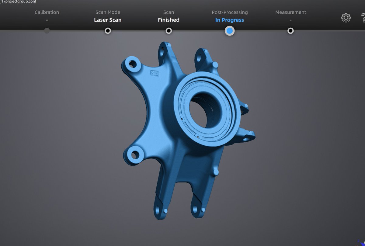 Thank you for the 3D scanner recommendation <a href="/3D_Musketeers/">Grant @3D Musketeers #1440Makers</a>! The Einstar 2 is beyond what I expected. 
I also discovered I can wirelessly tether to any computer on my local network, so technically this can be operating from a potato laptop if you remote desktop to a more decent