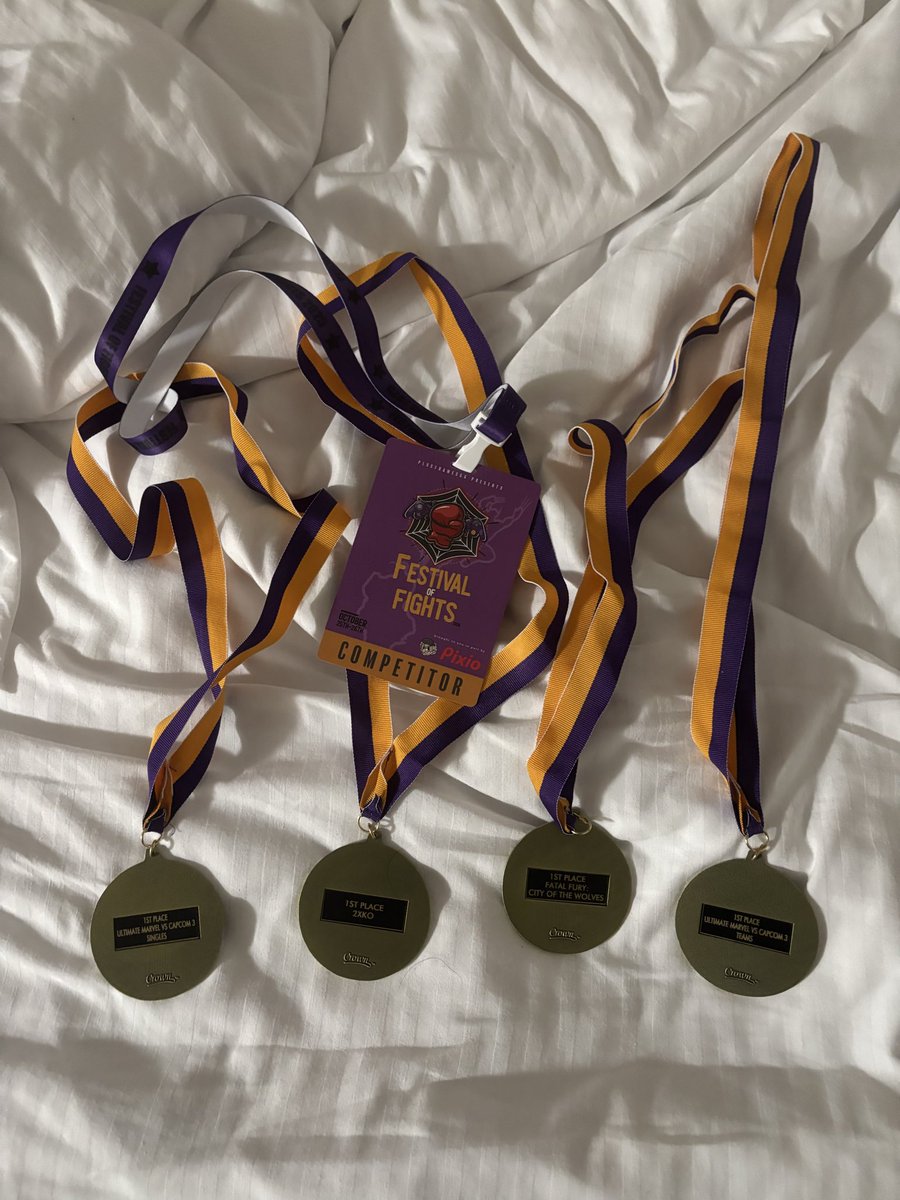 1st CotW
1st 2XKO
1st UMvC3 singles
1st UMvC3 teams
@ Festival of Fights 5 this weekend!
Won all 4 games I entered LFG!!!!