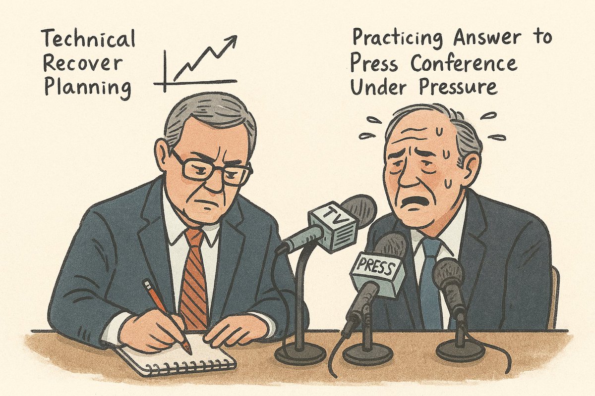 loi200812's tweet image. 13/14  
Entreprises : votre réputation est une cible. Préparez-vous à une attaque technique ET médiatique. Si vos secrets les plus gênants sont publiés, comment réagirez-vous ? La cybersécurité inclut la communication de crise. #CrisisPR #SonyHack