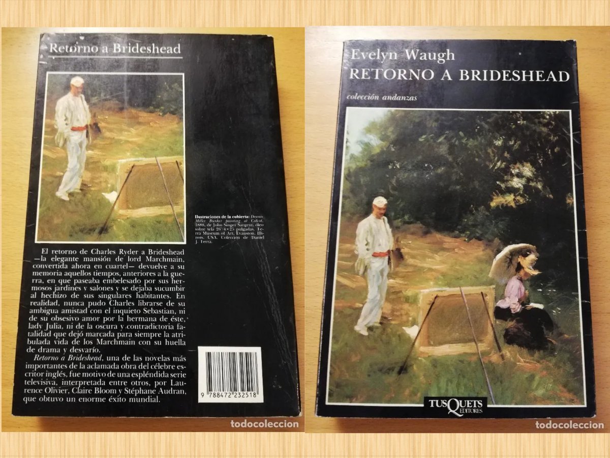 LibrosVintage's tweet photo. “Estas memorias, que son mi vida -porque no poseemos nada con certeza, excepto nuestro pasado-, me acompañaron siempre”

El 28 de octubre de 1903 nacía en Londres Evelyn Waugh, autor de 'Retorno a Brideshead'

Colección #Andanzas n° 52
@TusquetsEditor 1988 https://t.co/X5x4iuUIPT https://t.co/60A4sqvKVs