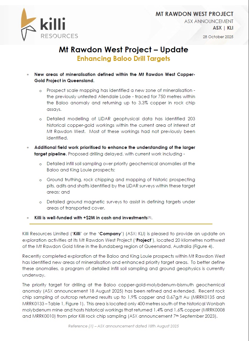 Killi Resources tweet media