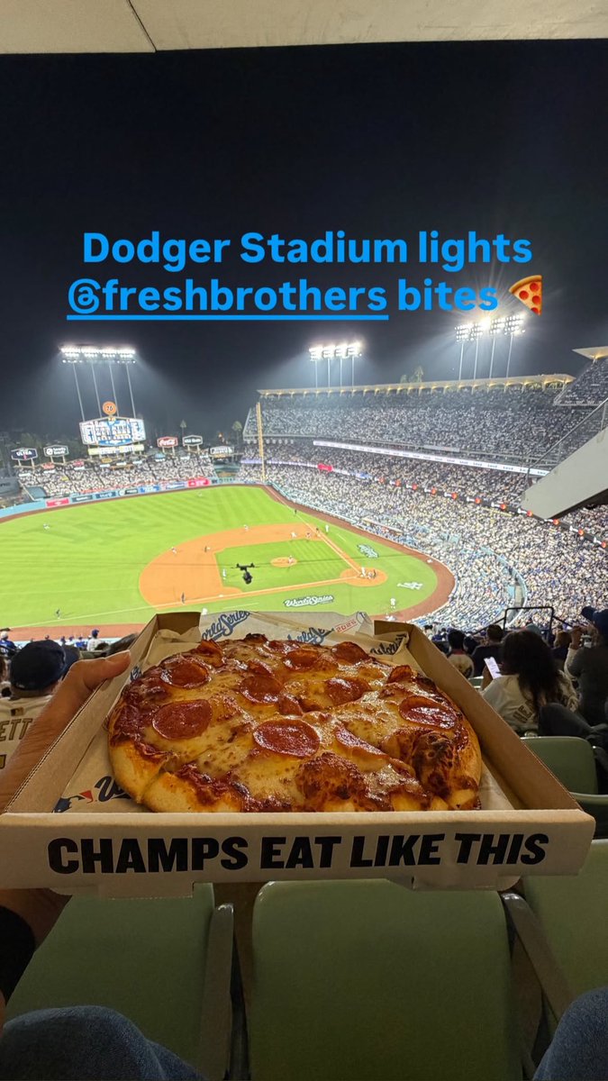 FreshBrothers (@freshbrothers) on Twitter photo Itโs just another perfect night #dodgers #worldseries @editingeventually Itโs just another perfect night #dodgers #worldseries @editingeventually