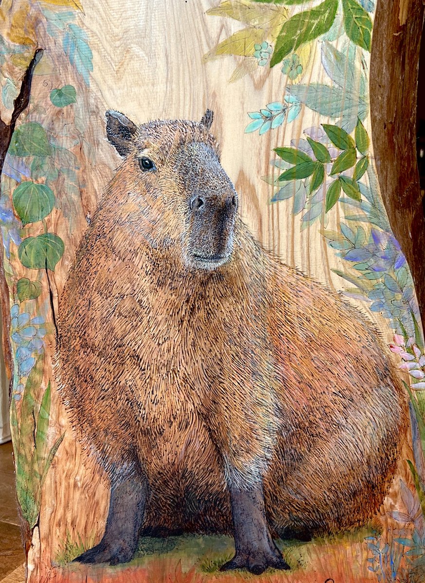 こまつか苗さんの桜とオウムの飾り皿 こまつか苗さんの桜とオウムの飾り皿