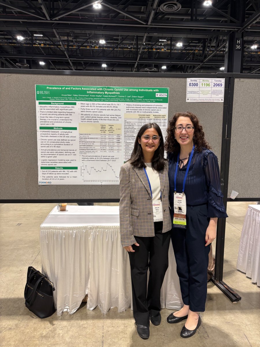 ✨💫Excellent #myositis research presentations by MS-II, Sung-Ki Lee <a href="/RushMedical/">Rush University System for Health</a> and IM resident Anuya Natu #ACR25 <a href="/RushMyositis/">Rush Myositis</a> #FORWARD
