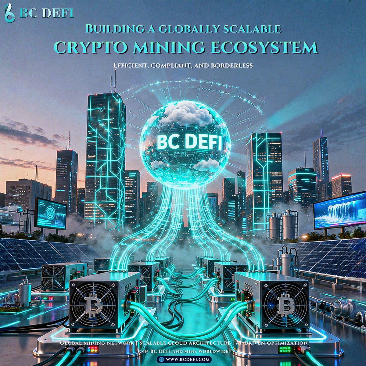 bcdefi2019's tweet image. BC DEFI: Powering a Global Crypto Mining Network
With worldwide data centers and AI optimization, BC DEFI delivers scalable, compliant, and efficient cloud mining for investors everywhere.
Start mining globally! 
🌐 bcdefi.com
#BCDEFI #GlobalMining #CloudMining…