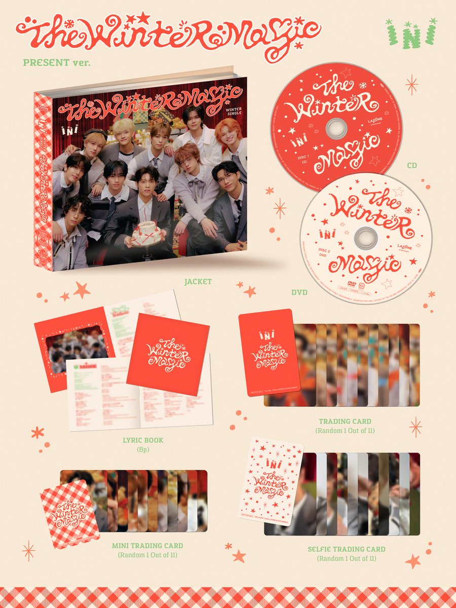official__INI's tweet image. PACKSHOT âïž:*ïŸ
INI WINTER SINGLE
"THE WINTER MAGIC"
2025.11.19 RELEASE
#INI #INI_THE_WINTER_MAGIC 
#ãŠã£ã³ããž
